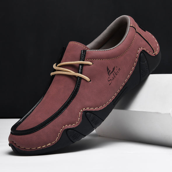 Men's Comfortable Handmade Leather Boots-B02