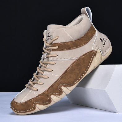Men's Comfortable Handmade Leather Boots-B05