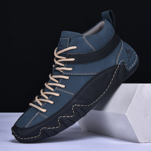 Men's Comfortable Handmade Leather Boots-B05