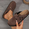 Women's suede clogs