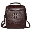 Luxury crocodile leather men's bag