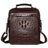 Luxury crocodile leather men's bag