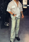 Men's Fashion Zip Shirt Top