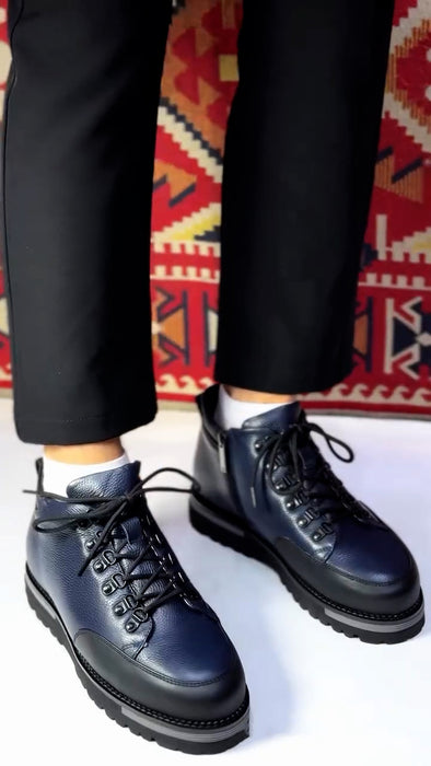 TG03 Italian handmade leather casual shoes