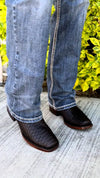 Zipper python boots-M