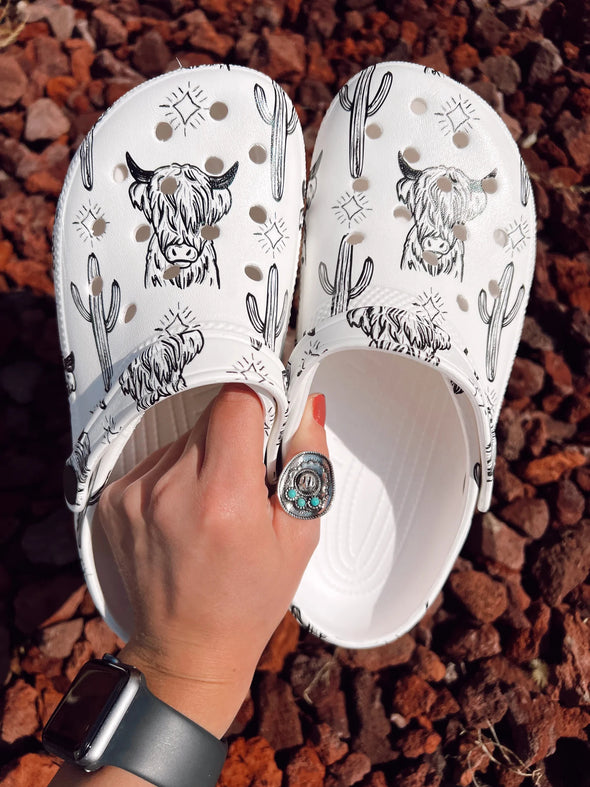 Highland and Cactus Slipper Clogs