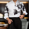 Men's Luxurious Versatile Floral Shirt