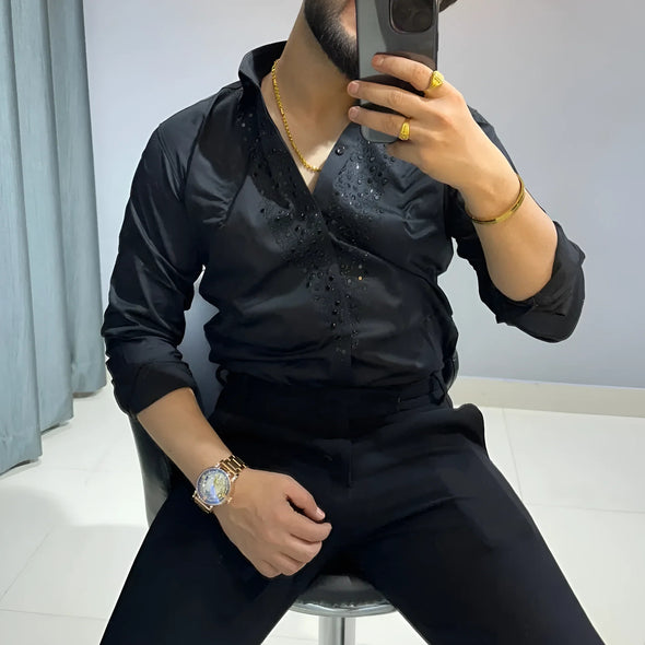 Italian light luxury men's shirts
