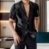 High quality ice silk short sleeve shirt