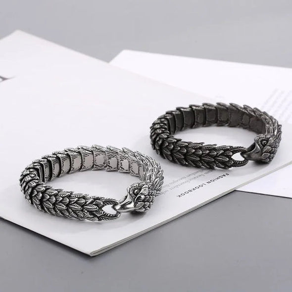 Vintage Eagle Stainless Steel Bracelet