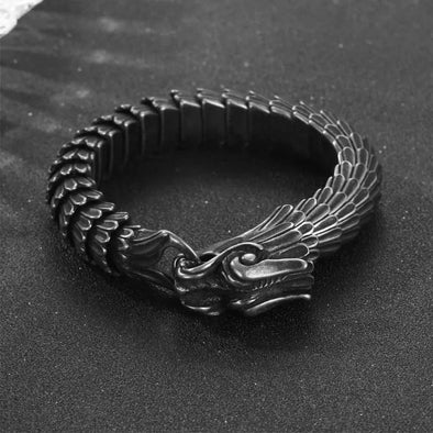 Vintage Dragon Stainless Steel Bracelet