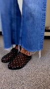 Queen's rhinestone slippers