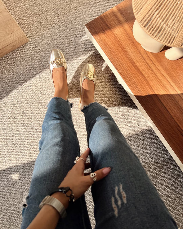 Women's all-match leather flat shoes
