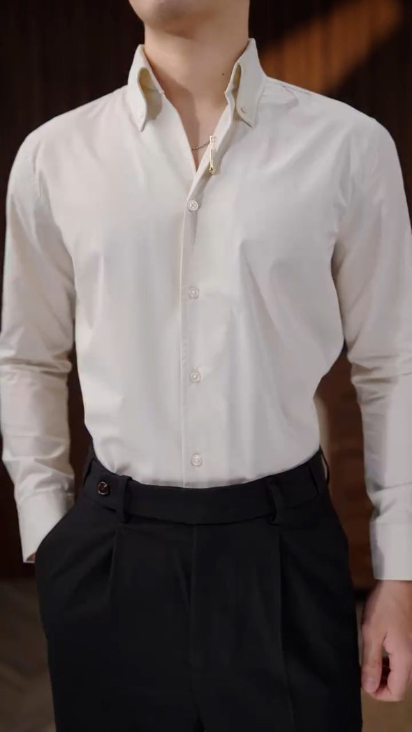 Italian men's classic versatile multi-color shirt