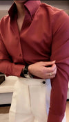 Italian men's classic versatile multi-color shirt