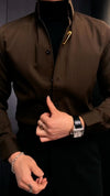 Italian men's classic versatile multi-color shirt