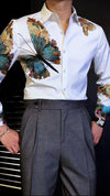 Shiny Fashion Butterfly Party Shirt