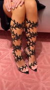 Crystal Flavia Queen High Heels