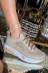 Women's Fashion Rhinestone Sneakers