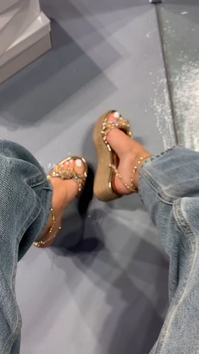 Bohemian Wicker Sandals