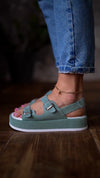 Women's Double Buckle Adjustable Sandals