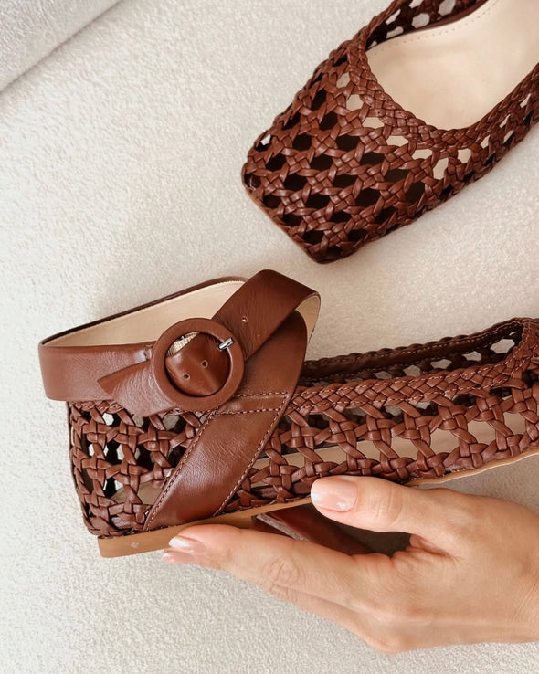 Italian Hand-Woven Leather Sandals