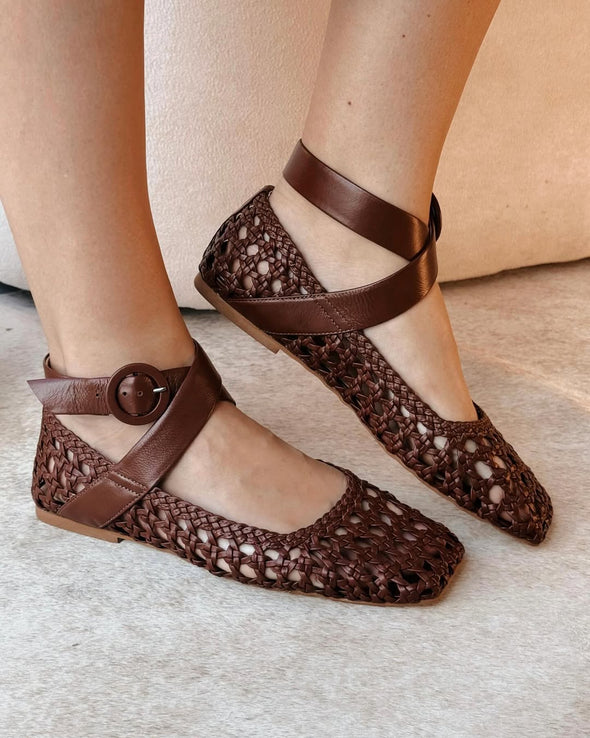 Italian Hand-Woven Leather Sandals