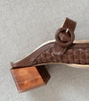 Hand-woven leather slippers