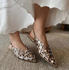 Summer Shiny Gold Slingbacks