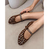 Women's Metal Buckle Flats