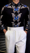 Men's Sparkling Butterfly Party Shirt