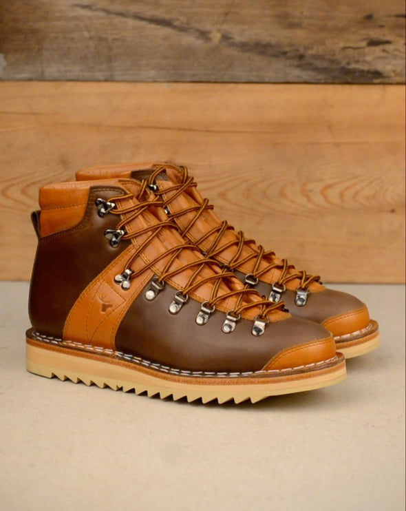 Italian handmade calf leather boots