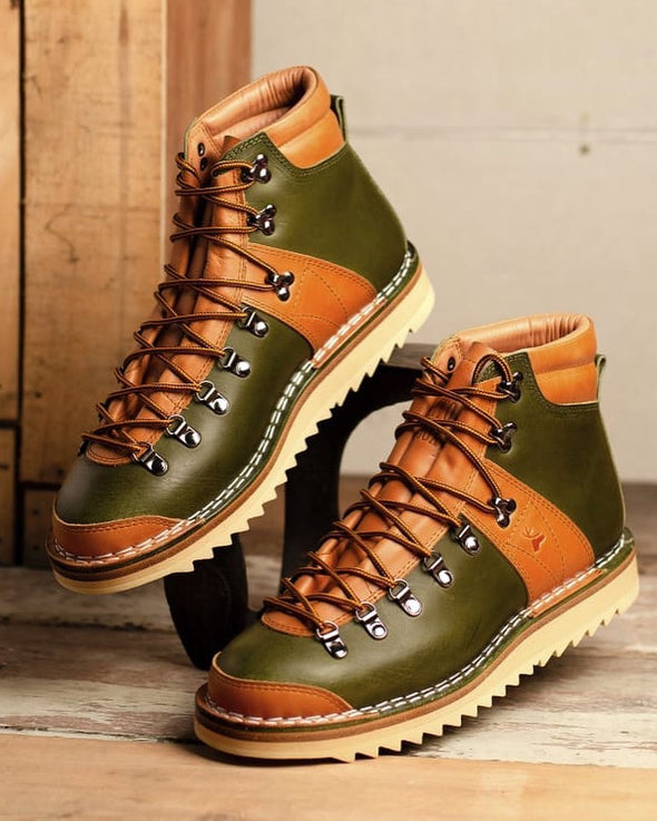 Italian handmade calf leather boots