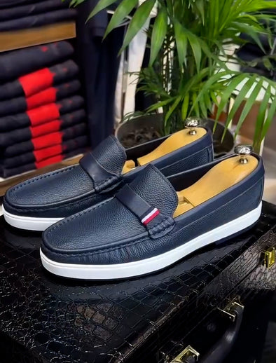 Italian iconic design genuine leather casual shoes