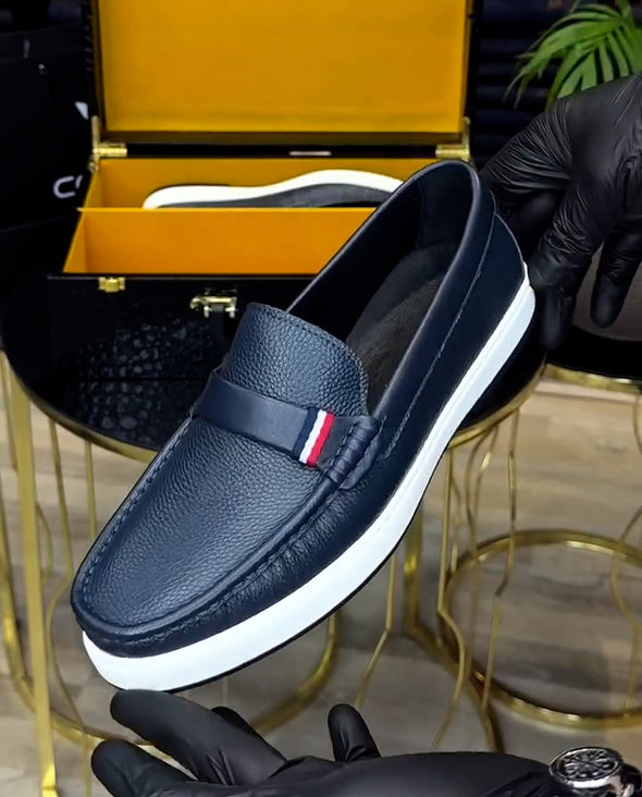Italian iconic design genuine leather casual shoes