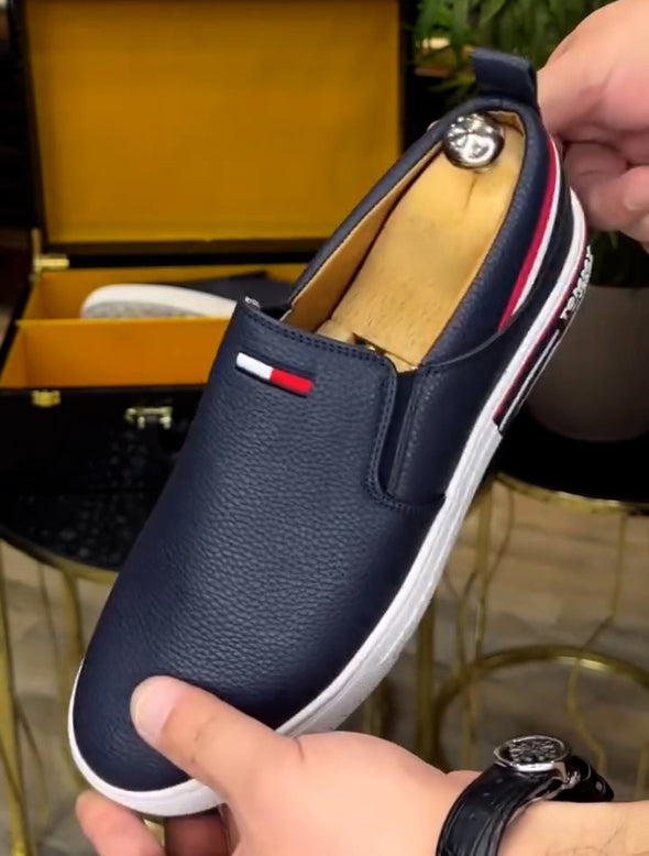 Italian classic leather casual shoes