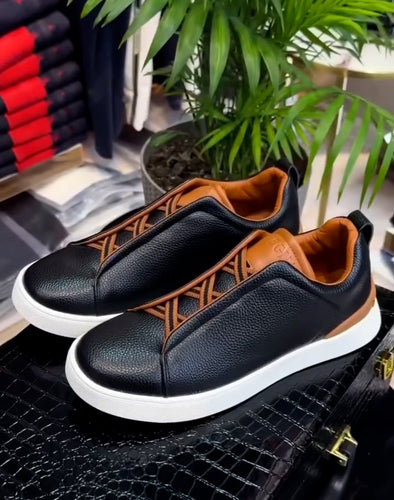 Italian handmade casual sneakers