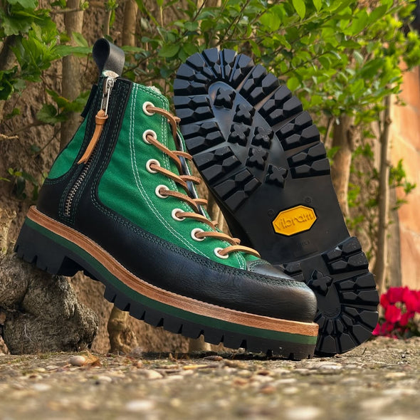 Artisan hand-stitched leather casual shoes