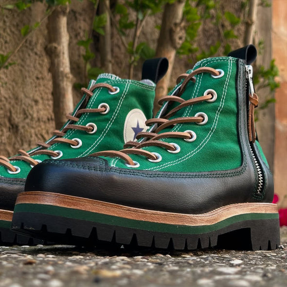 Artisan hand-stitched leather casual shoes