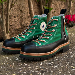 Artisan hand-stitched leather casual shoes