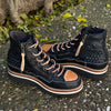 Men's artisan hand-stitched leather shoes