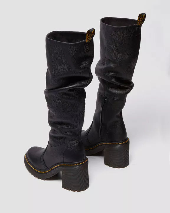 2025 Women's Autumn Leather High Heel Boots
