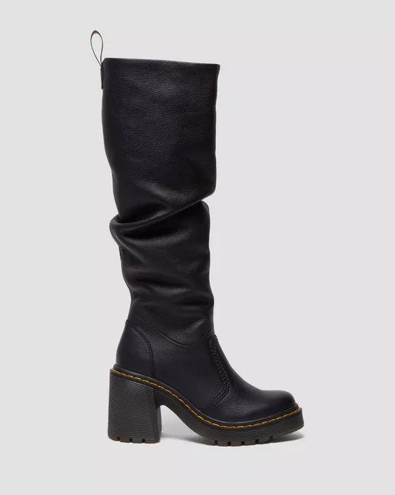 2025 Women's Autumn Leather High Heel Boots