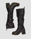 2025 Women's Autumn Leather High Heel Boots