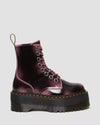 Women's distressed leather platform shoes