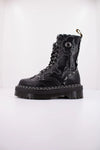 Autumn leather platform boots