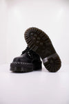Autumn leather platform boots