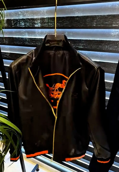 Italian men's luxury leather jackets