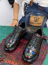 Men's original luxury crocodile leather casual shoes