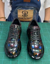 Men's original luxury crocodile leather casual shoes